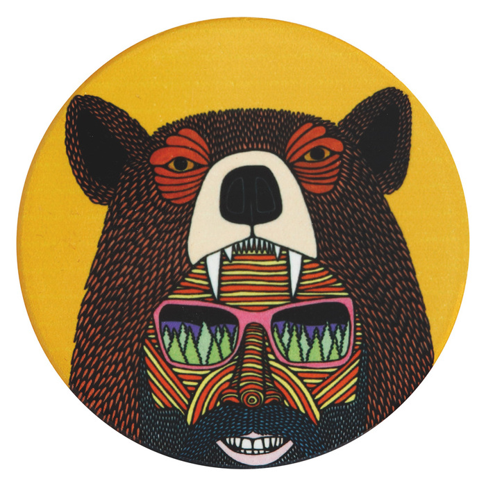 Подставка под кружку Maxwell Williams Bear Man MULGA, фарфор, диам. 10 см