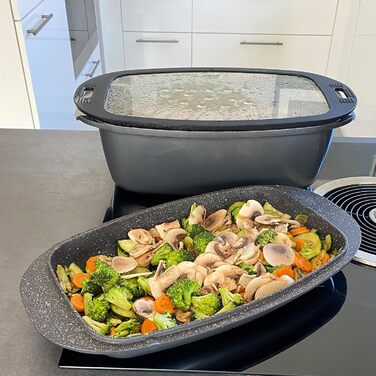 Сковорода-жаровня 39 х 22 см 5,9 л STONELINE