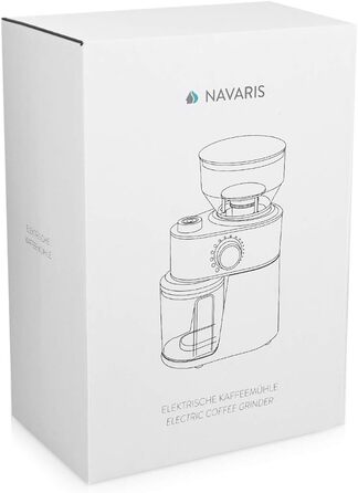 Електрична кавомолка 200 Вт чорна Navaris