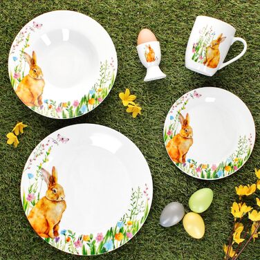 Пасхальный набор посуды из 30 предметов на 6 человек MamboCat