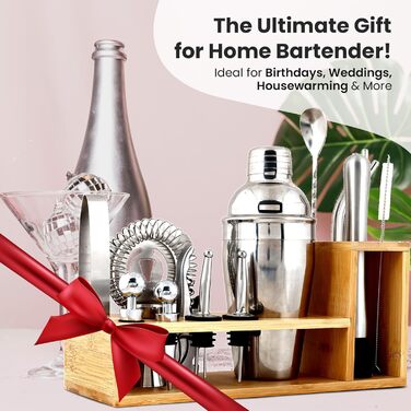 Професійний набір бармена з 26 предметів Generic