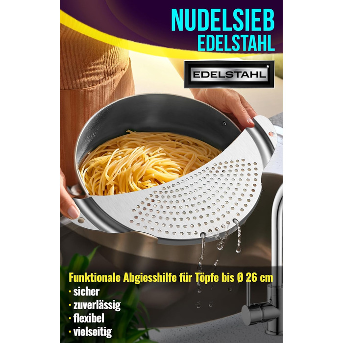 Друшляк для пасти з нержавіючої сталі 4happy