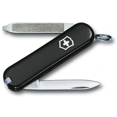 Ніж швейцарський 58 мм, 6 функцій, чорний Victorinox Escort