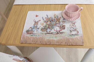 Набор из 4 подставок под тарелки 35 х 45 см textile idea