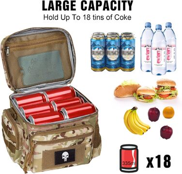 Термосумка 12,3 л коричневий камуфляж Bunnychic