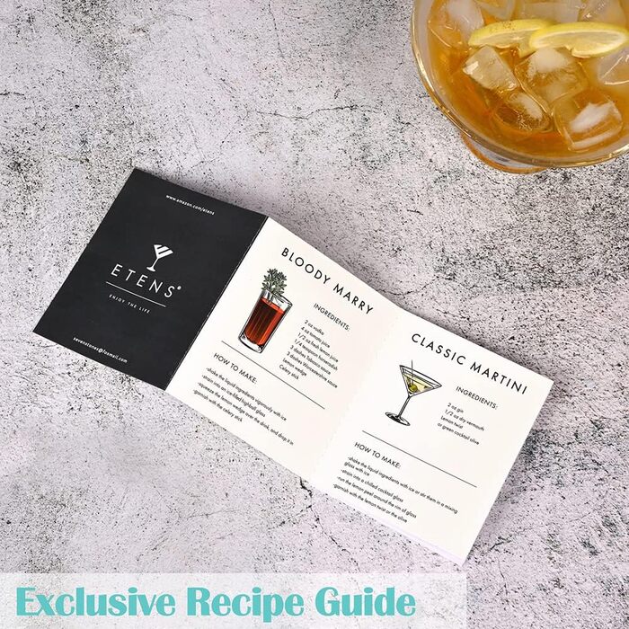 Барний набір з нержавіючої сталі 8 предметів Etens