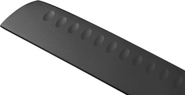 Набор ножей Wakoli Titanium Noir (5 предметов) в магнитном блоке профессиональный кухонный набор с лезвиями из нержавеющей стали (12,521 см), черным покрытием, включая нож Накири