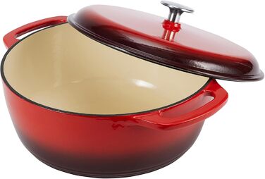 Круглая эмалированная чугунная форма для запекания 6.9 л Kitchen-Profi Basics