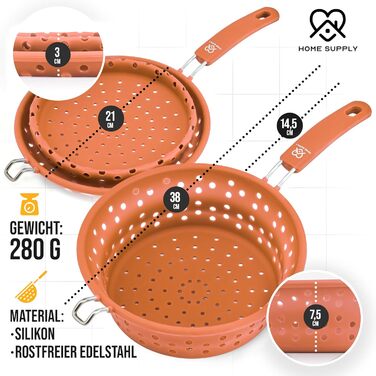 Складаний друшляк 3-в-1HOME SUPPLY