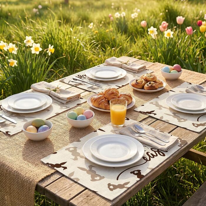 Набір з 4 серветок для столу 32 х 45 см Luzzxfa