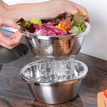 Набор сита и миски 2 шт 20 см GRÄWE