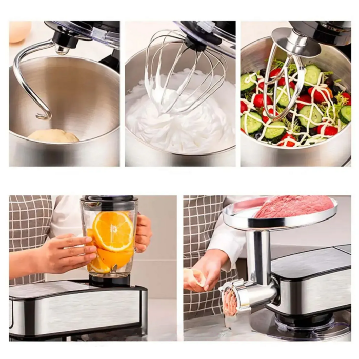 Кухонный комбайн 3-в-1, 7 л 4500 Вт Top Kitchen