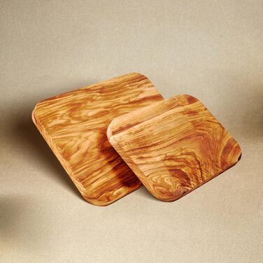 Обробна дошка з оливкового дерева 35 х 25 см das Olivenholzbrett