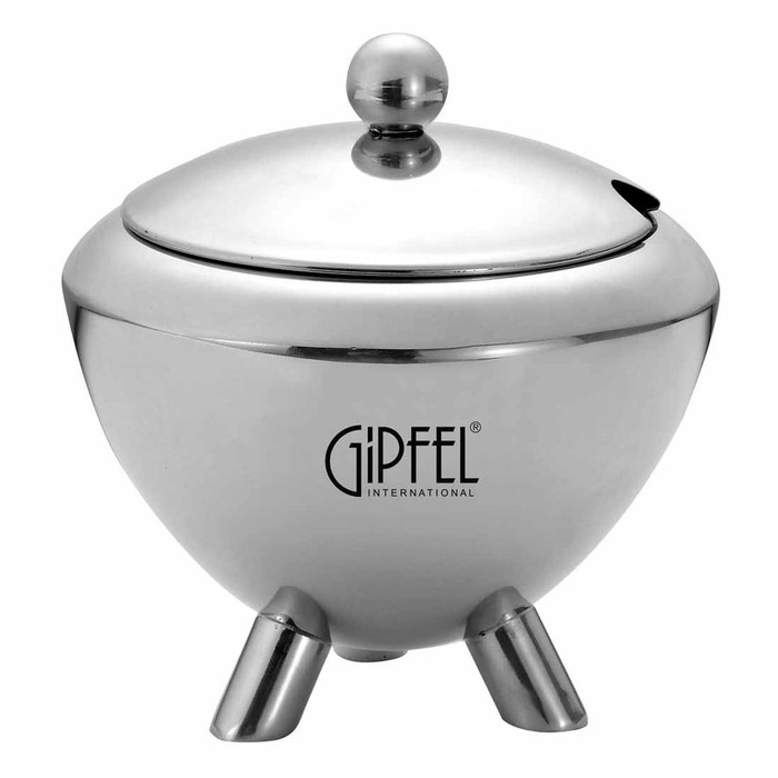 GIPFEL Цукорниця OREOLE на ніжках 10,2х11, 2 см 400 мл (нерж. сталь) 9831 GIPFEL