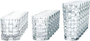 Набір склянок для віскі та лонгдринків, 18 предметів, Bossa Nova Nachtmann