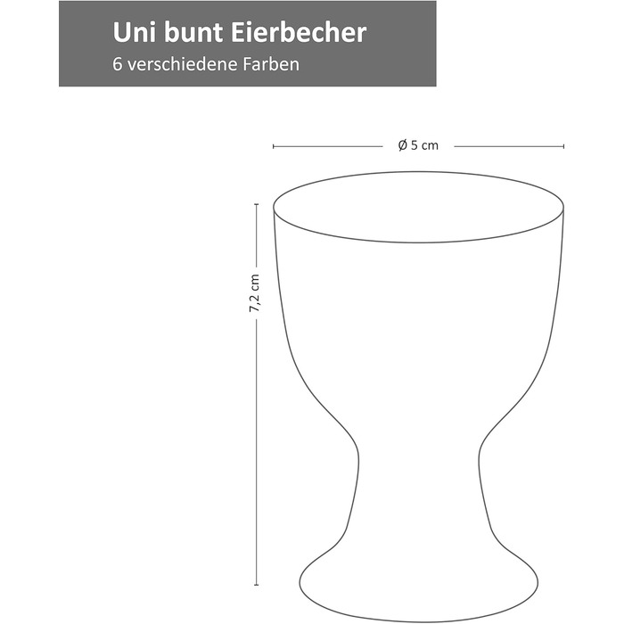 Набор подставок для яиц из 6 предметов MamboCat