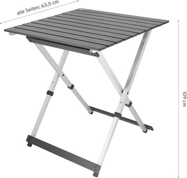 Складной алюминиевый стол для кемпинга 63,5 x 63,5 см CAMPWERK
