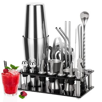 Профессиональный коктейльный набор 20 предметов для бара Cinnani