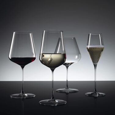 Набор бокалов для вина из 6 предметов, универсальные бокалы, хрустальное стекло, 550 мл, Definition, 1350101 (Бокалы для белого вина 430 мл)