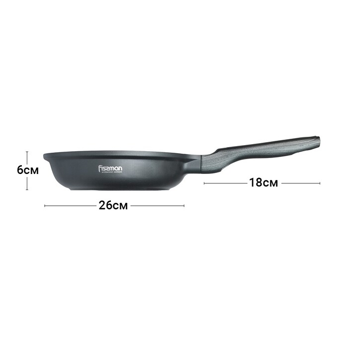 Сковорідка для смаження Fissman PRESTIGE 26x6 см (5046)