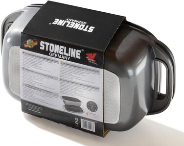 Жаровня с крышкой 43 х 26 см 8,4 л STONELINE