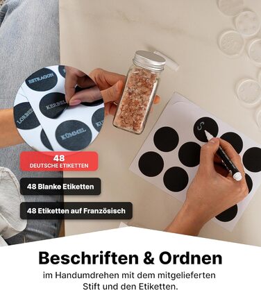 Підставка для спецій трирівнева з 24 баночками, хромована Deco haus