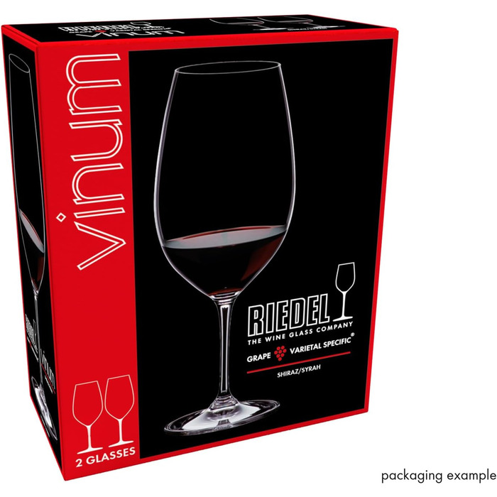 Набір фужерів Shiraz / Syrah 650 мл, 2 шт, кришталь, Vinum, Riedel