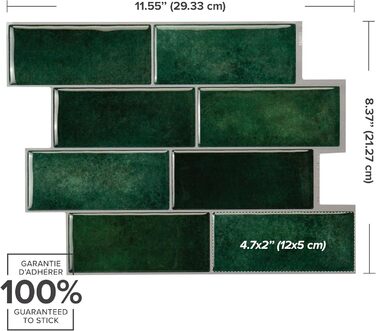 Наклейки для плитки 29,4 х 21,3 см SMART TILES