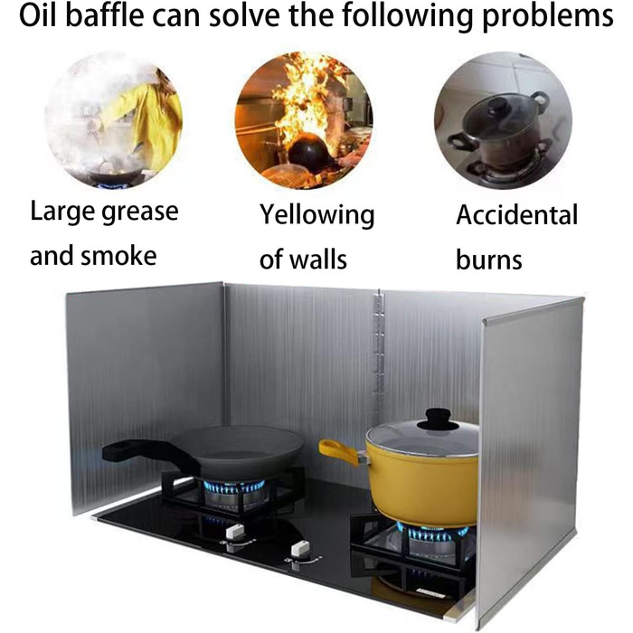 Кухонний фартух від бризок 30 х 30 см Generic