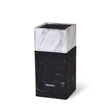 Підставка для кухонних ножів та ножиць Fissman11x11x23см МАРМУР (2878)