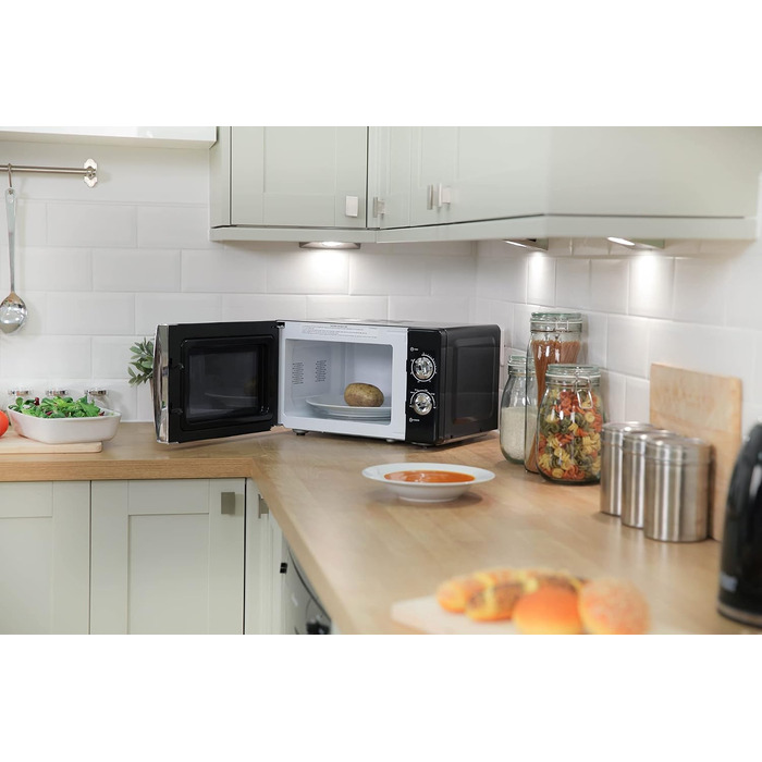 Мікрохвильова піч 17 л, 700 Вт, чорний RHMM701B Russell Hobbs