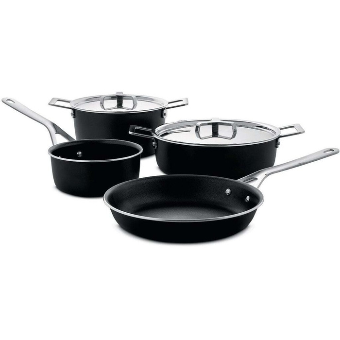 Набір посуду з антипригарним покриттям 6 предметів POTS & PANS Alessi