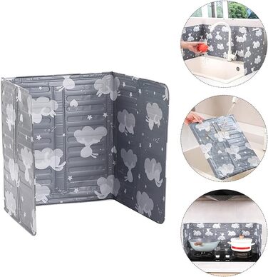 Складная защитная пластина от брызг масла Lurrose