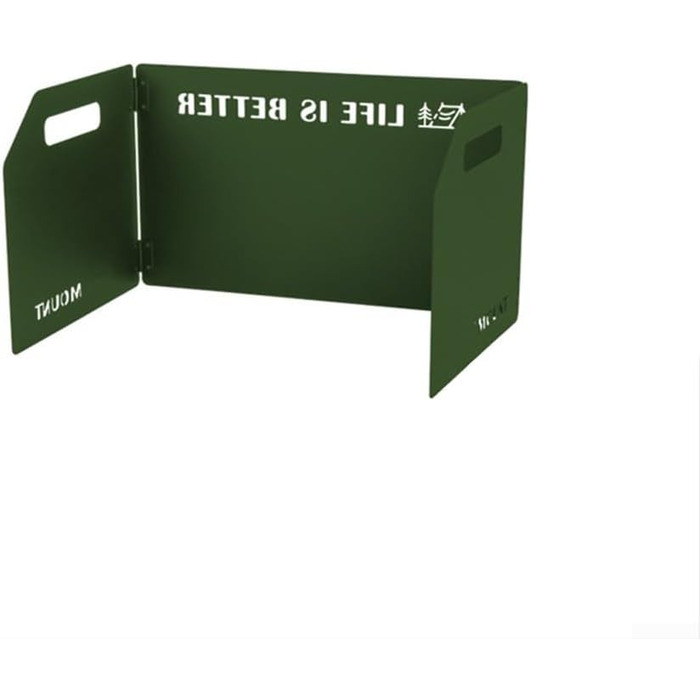 Вітрозахист для газової плити зелений ZYWUOY