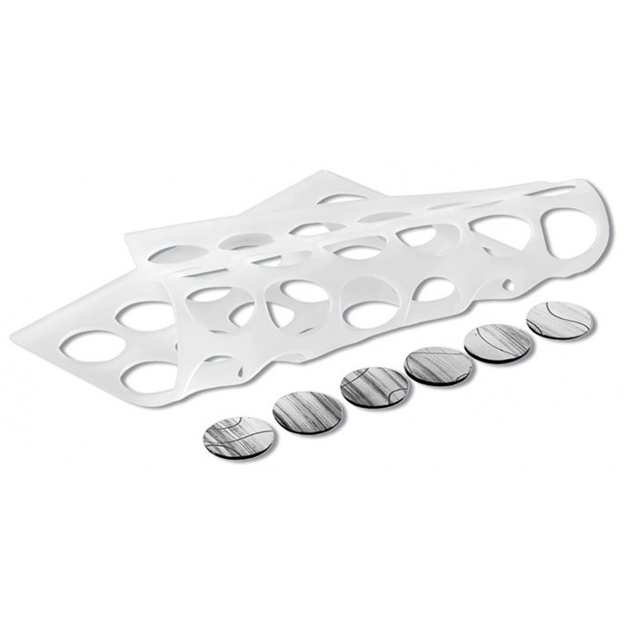 CHABLON ROUND Силіконовий килимок-трафарет круглий 297X210 - ø30 mm (2 шт)