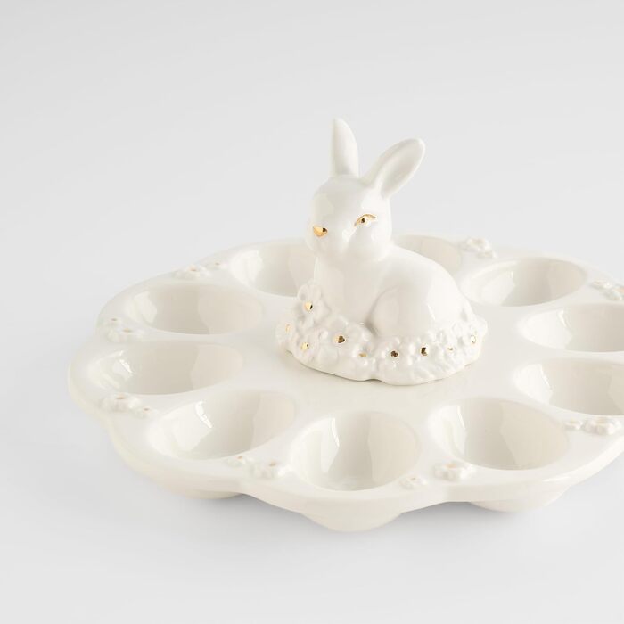 Керамічний піднос для яєць до Великодня 23 см home&you