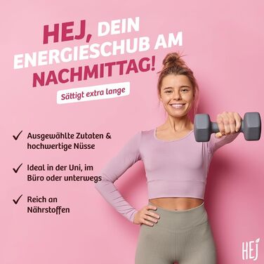 Органічні горіхові батончики - Низьковуглеводна закуска з горіхами - Веганський енергетичний батончик з мигдалем, фундуком та арахісом - Без глютену - Мигдаль та морська сіль 12 x 40 г Мигдаль та морська сіль 12 шт. (1 упаковка) (Шоколадно-кокосові, 12 шт