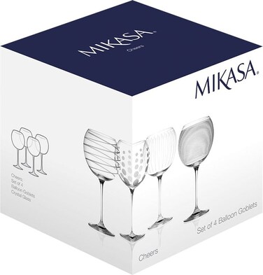Набір келихів для вина Mikasa CHEERS, скло, 750 мл, 4 шт.
