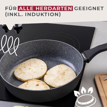 Сковорода глибока 28 см з керамічним покриттям Cosmo Fackelmann