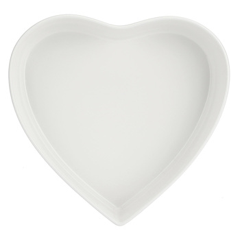 Форма для выпекания HEART La Porcellana Bianca CUPIDO, фарфор, 25 х 24 см