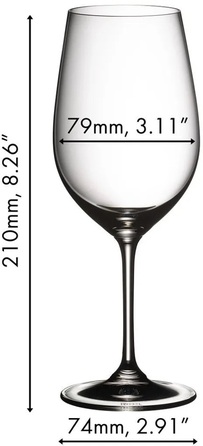 Набор из 4 бокалов для красного/белого вина 0,4 л, Vinum Riedel