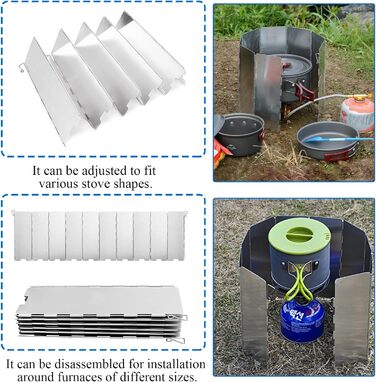 Брызкозащитный экран для уличных плит и газовых плит YAYODS