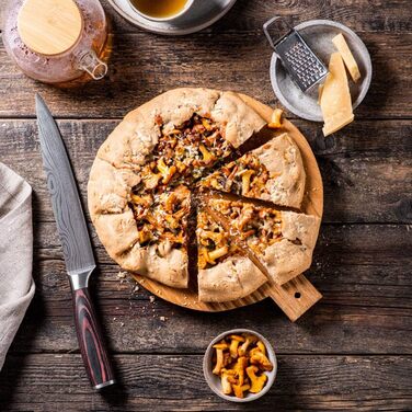 Кухонный нож 20 см с деревянной ручкой PAUDIN