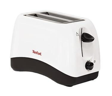 Tefal Тостер Delfini2, 850Вт, пластик, білий+чорний