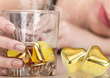 Набір охолоджувальних каменів для віскі з нержавіючої сталі Ulalaza