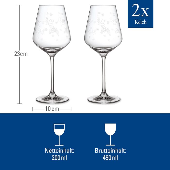 Набір з 2 келихів для червоного вина 200 мл Toy's Delight Villeroy & Boch