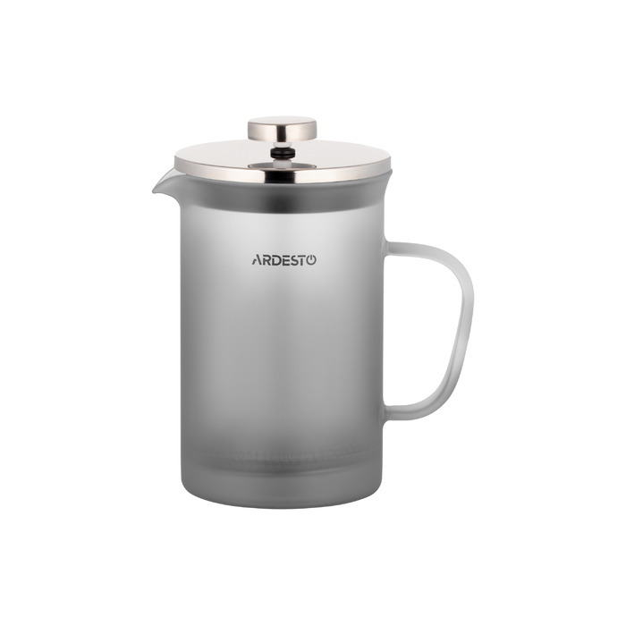 ARDESTO French Press Fresh, 800 мл, Серый, Матовый, Пластик, Стекло