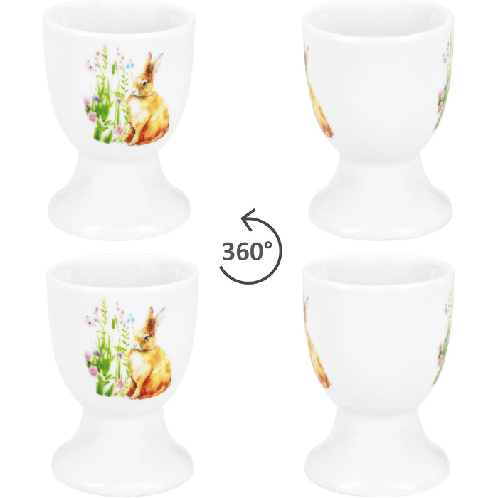 Набір із 6 великодніх чашок для яєць MamboCat