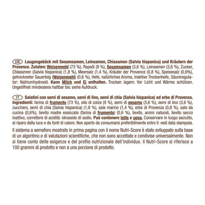 Міні-бублики Saltletts з травами, насінням, інжиром, 14 упаковок по 100 г Lorenz