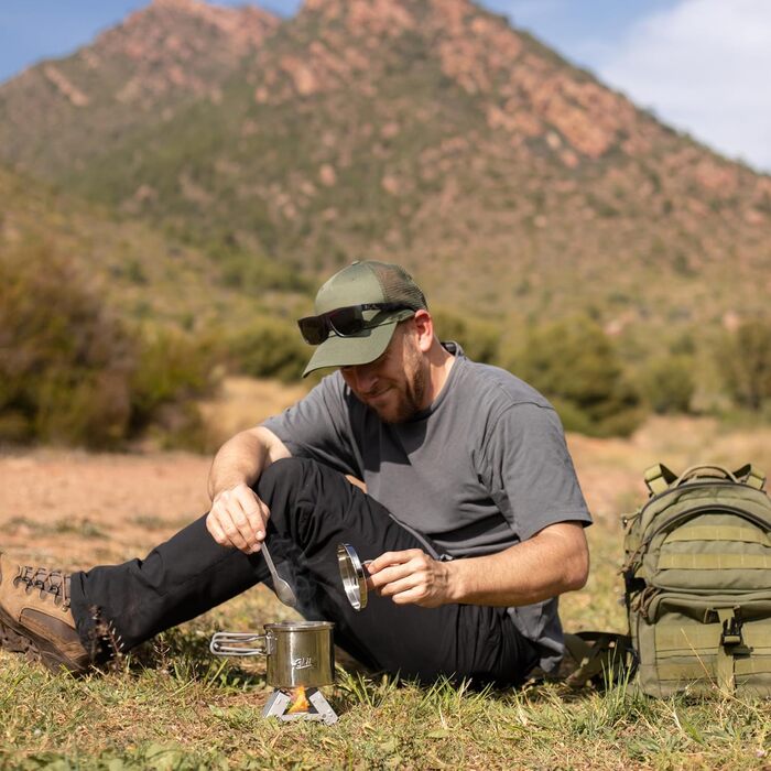 Туристический набор столовых приборов из титана Esbit